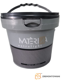 Materika ExtraLigMaterika ExtraLight - Tynk dekoracyjny do wnętrz o bardzo niskiej ziarnistości kolor barwionyht