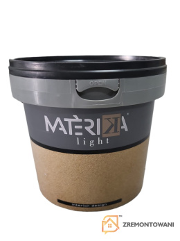 Materika Light - Tynk dekoracyjny do wnętrz o lekkiej ziarnistości kolor neutralny